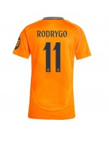 Real Madrid Rodrygo Goes #11 Venkovní Dres pro Dámské 2024-25 Krátký Rukáv